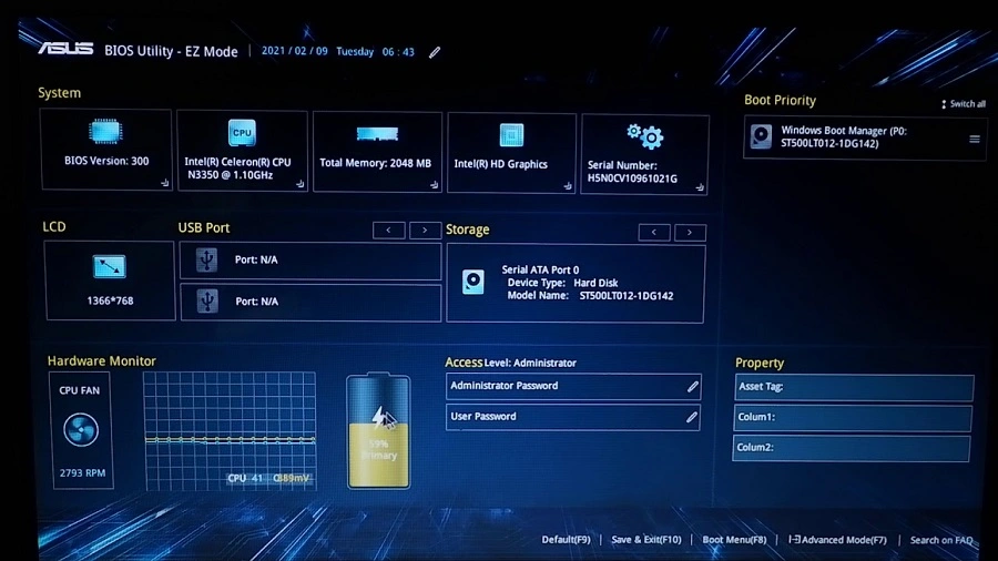 Hệ thống BIOS máy tính